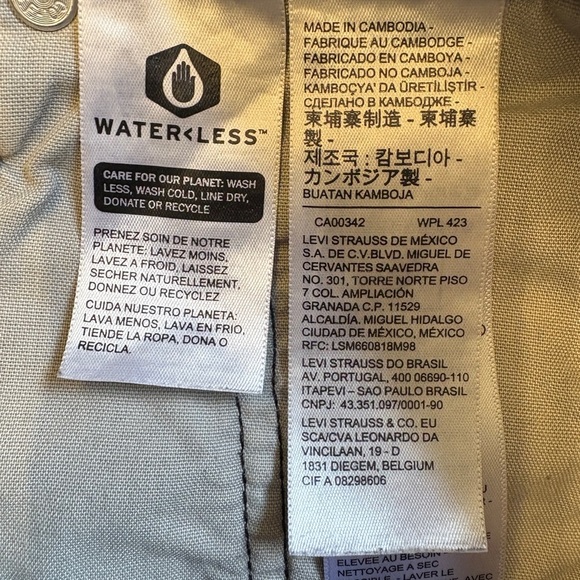 Levi's Women's Y2K Charcoal Distressed Denim Cutoff Shorts womens 26 (Small) - Picture 7 of 9